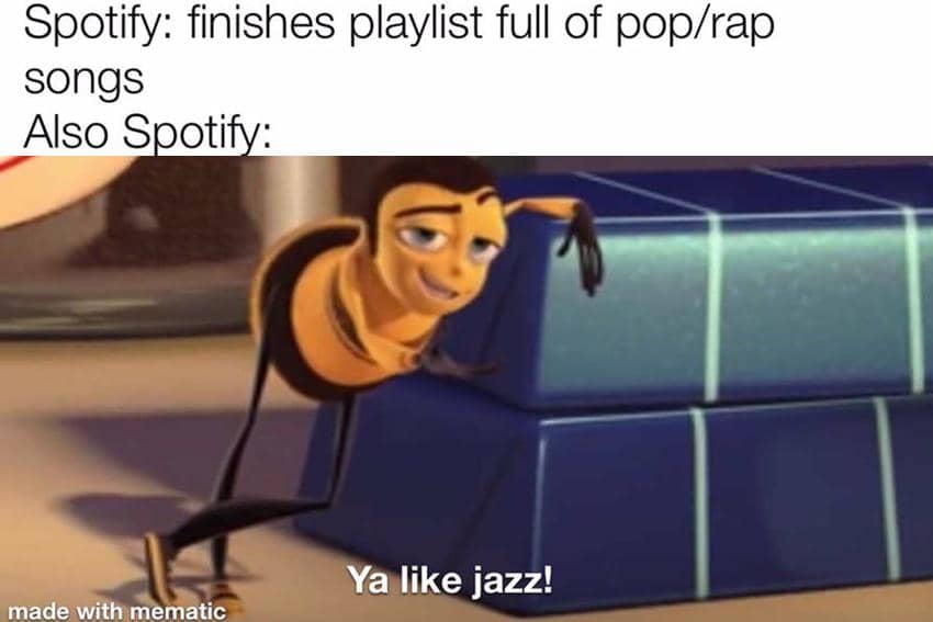 8 Meme Kartun tentang Spotify, Suka Nyaranin Musik Random