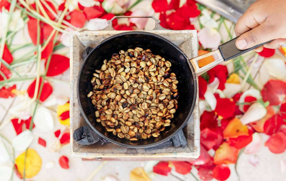 ilustrasi kacang panggang