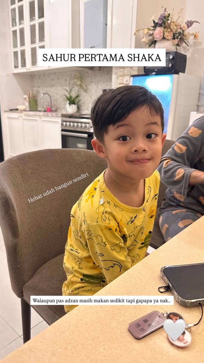 Anak Seleb Sahur di Hari Pertama Ramadan 2026