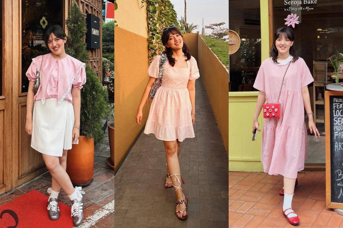 7 Inspirasi OOTD Nuansa Pink ala Ify Alyssa, Feminin dan Manis