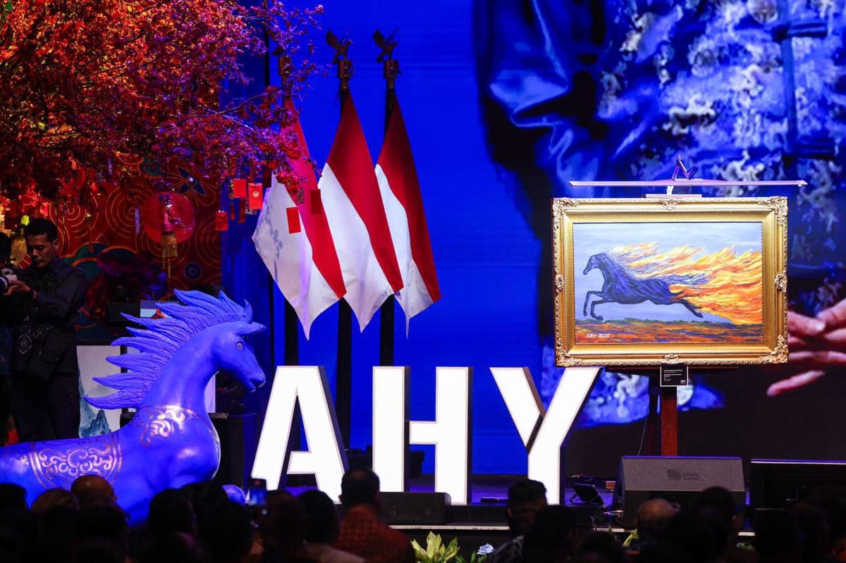 Mengintip Lukisan Kuda Api Karya SBY yang Laku Dilelang Rp6,5 Miliar