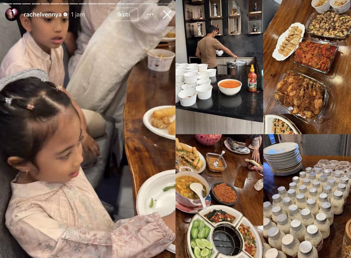 potret artis buka puasa perdana di Ramadan 2026