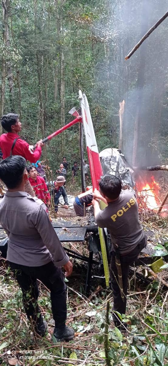 Pesawat Pelita Air nomor penerbangan PAS 7101 registrasi PK-PPA jatuh di Gunung Pa’belaban, Desa Kampung Baru, Kecamatan Krayan Timur, Kabupaten Nunukan, Kamis (19/2/2026).