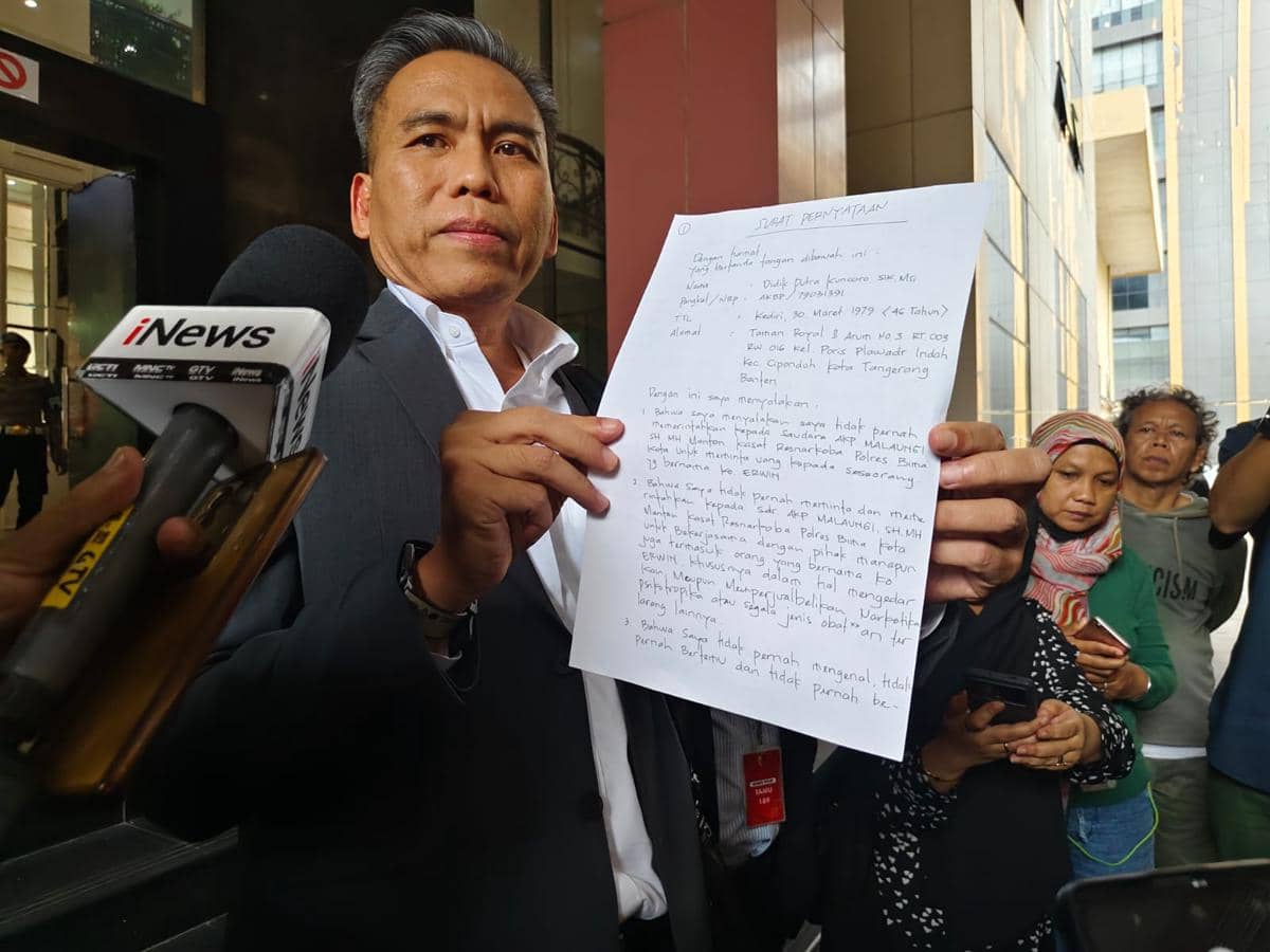 Eks Kapolres Bima Bantah Terima Setoran dari Bandar Narkoba