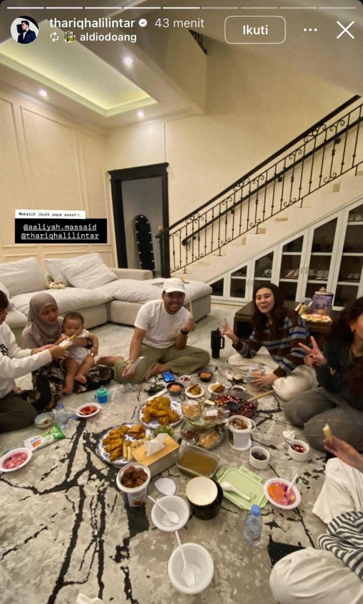 potret artis buka puasa perdana di Ramadan 2026