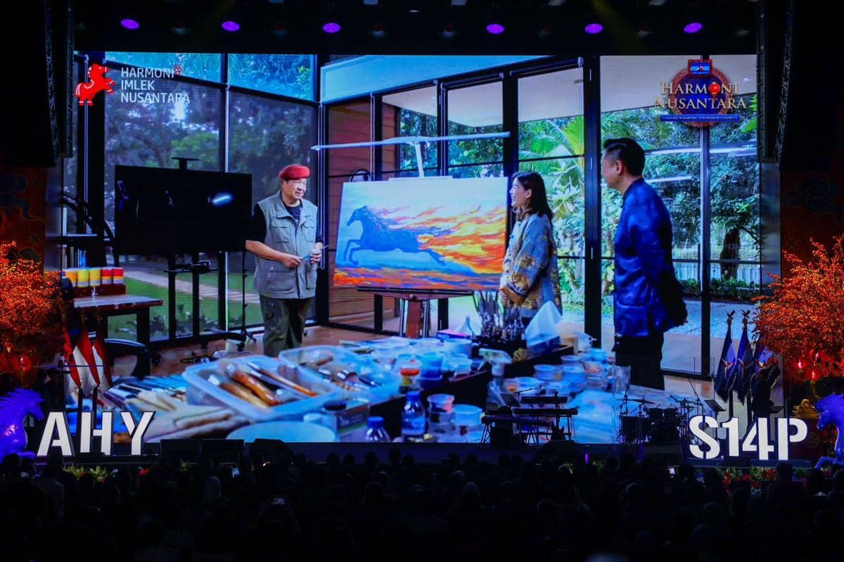 Mengintip Lukisan Kuda Api Karya SBY yang Laku Dilelang Rp6,5 Miliar