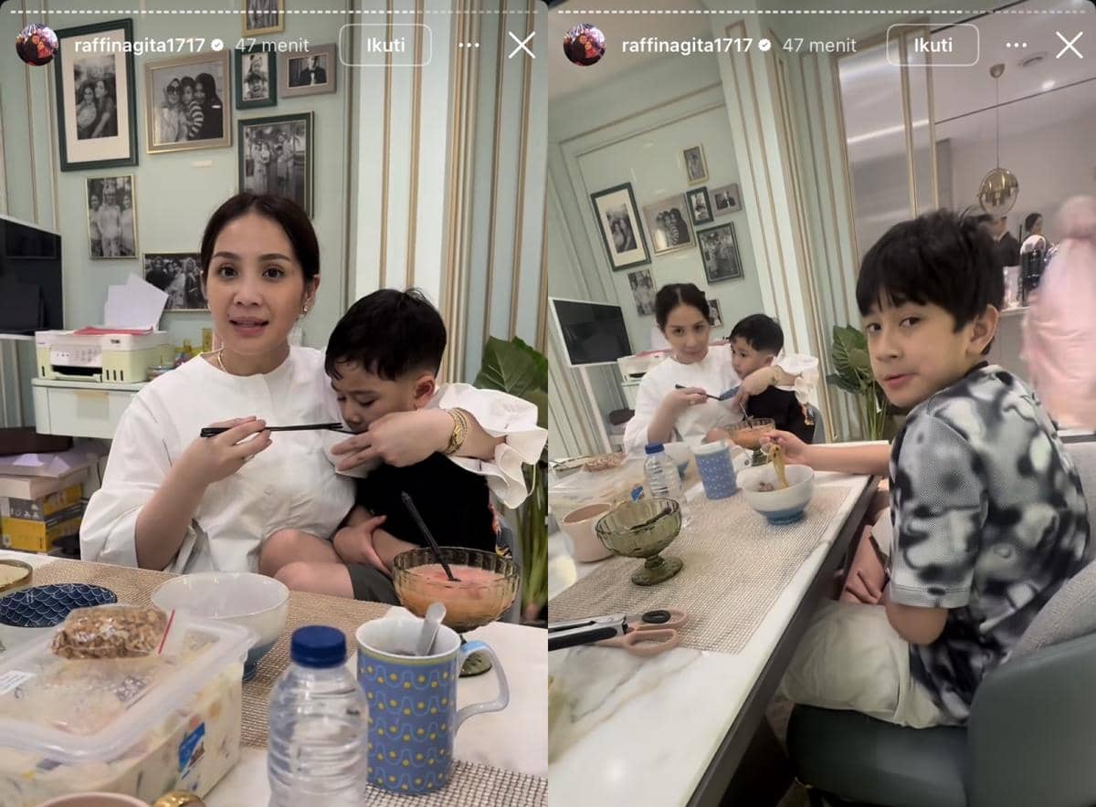 potret artis buka puasa perdana di Ramadan 2026