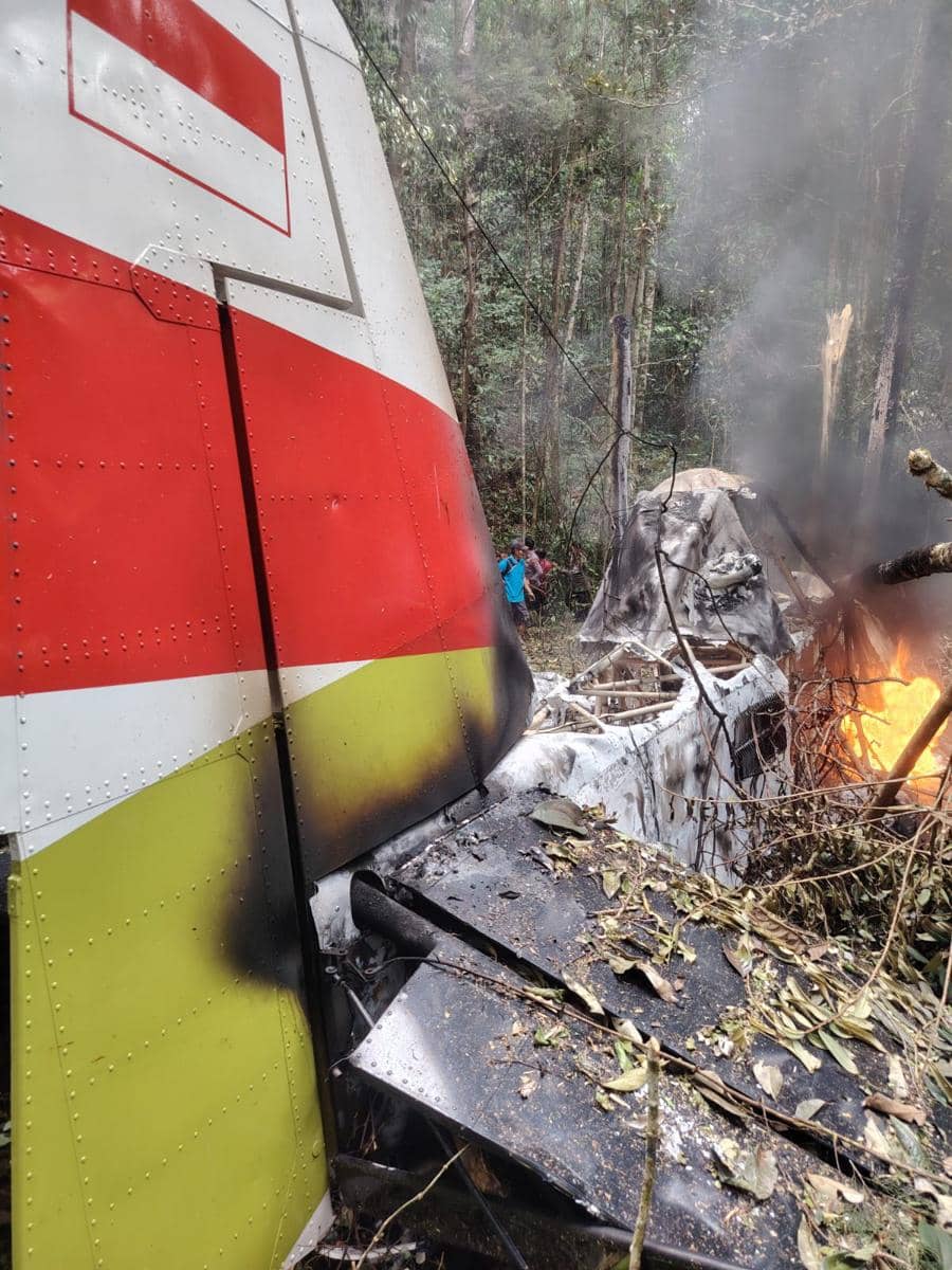 Pesawat Pelita Air nomor penerbangan PAS 7101 registrasi PK-PPA jatuh di Gunung Pa’belaban, Desa Kampung Baru, Kecamatan Krayan Timur, Kabupaten Nunukan, Kamis (19/2/2026).