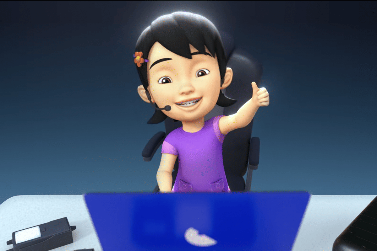 potret Susanti di Upin&Ipin