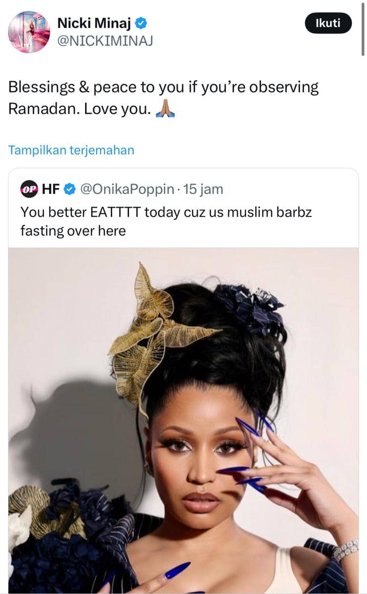 potret Nicki Minaj