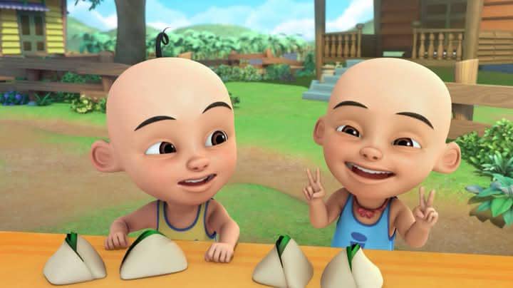 cuplikan Upin & Ipin episode "Siang Tidur Malam Berjaga" 