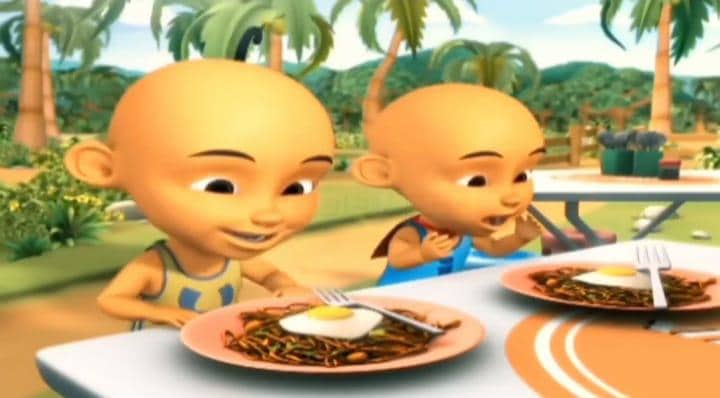 cuplikan Upin & Ipin episode "Anak Harimau"