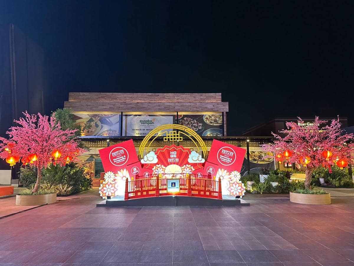dekorasi imlek ala Paramount Gading Serpong