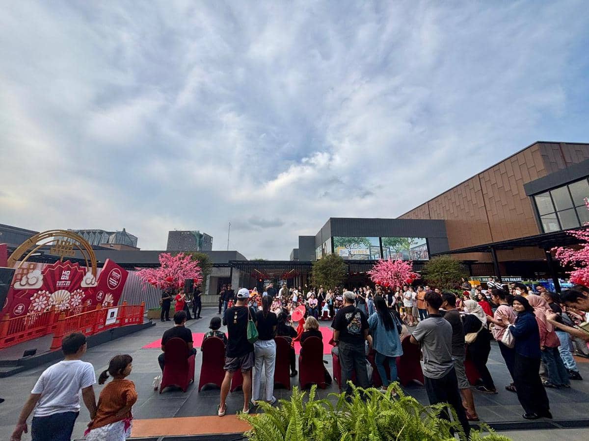 dekorasi imlek ala Paramount Gading Serpong