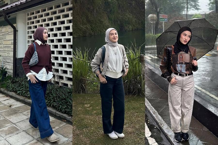 9 Ide Rainy Day Outfit ala Jihan Rifa, Tetap Keren dan Comfy