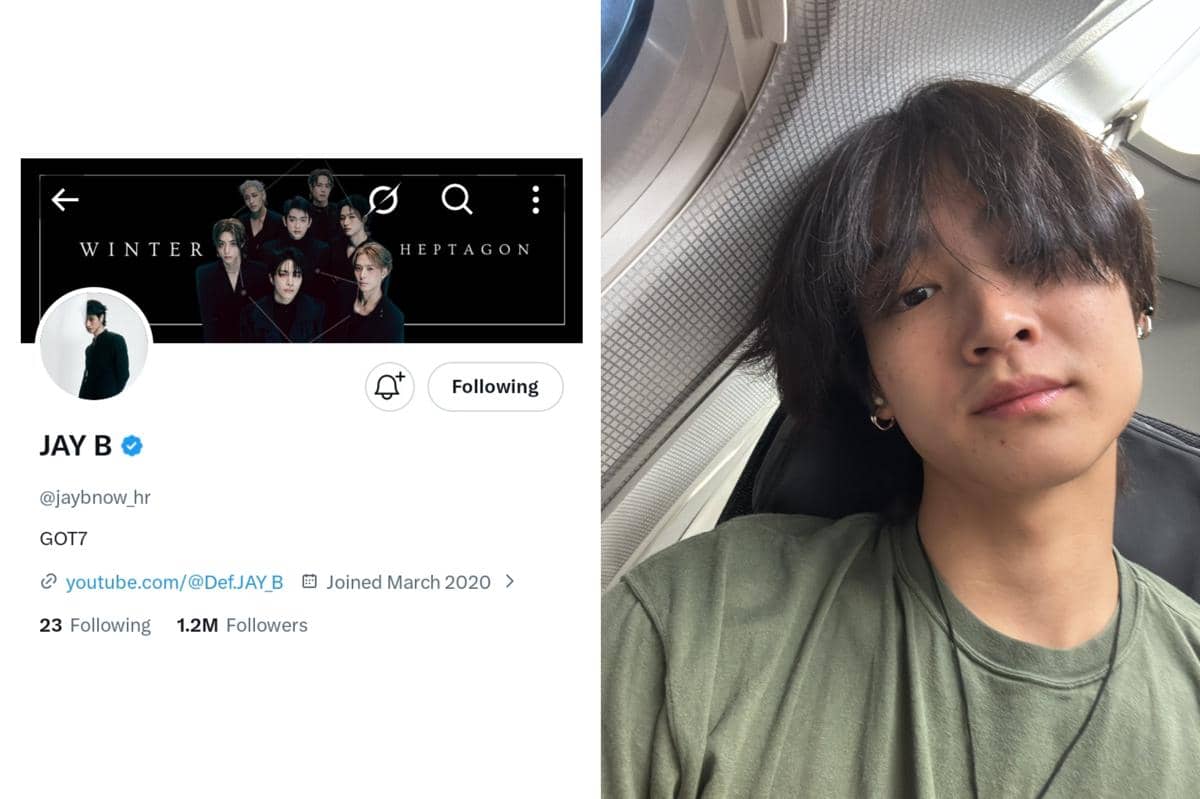 Jay B GOT7 dan akun X resminya