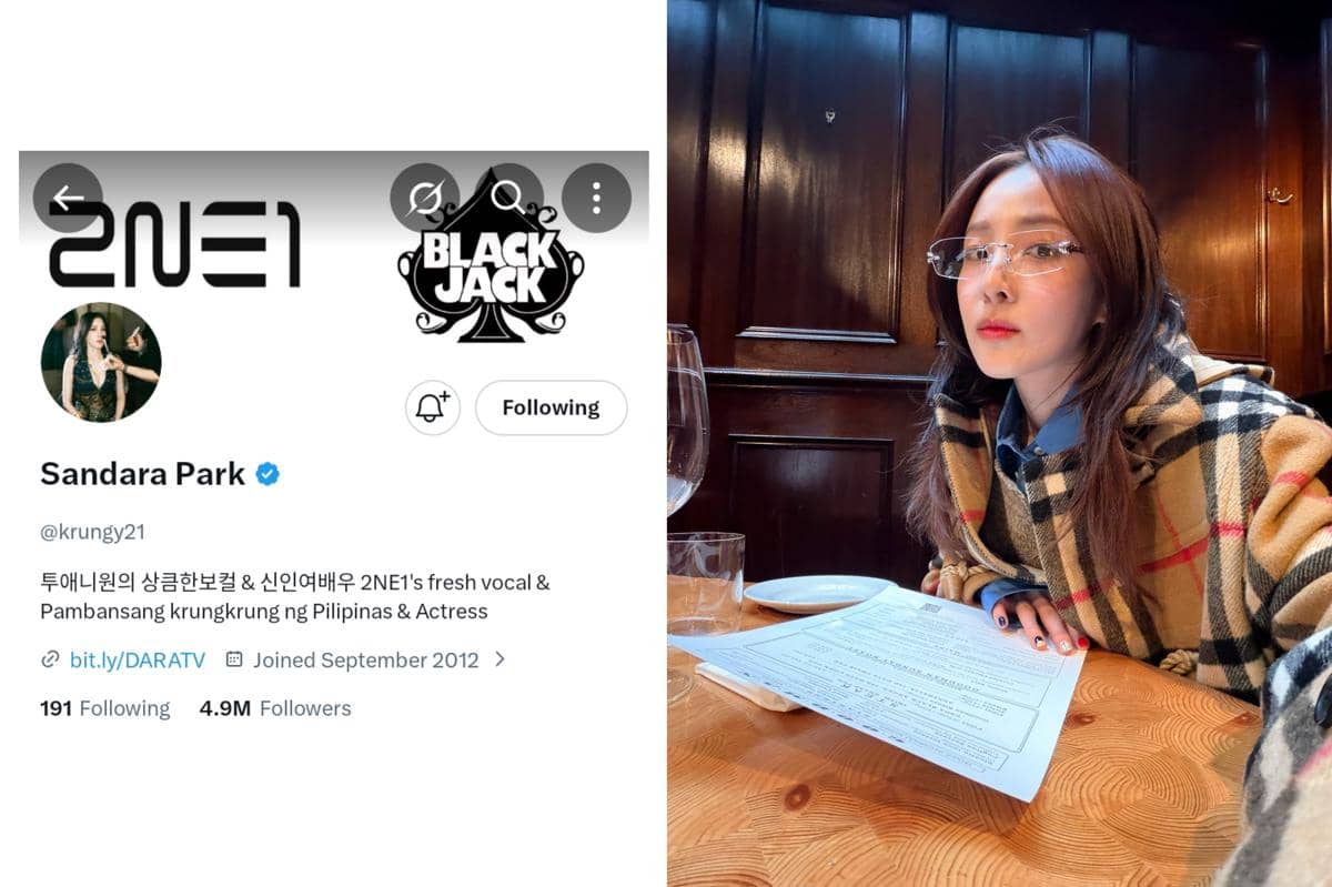 Sandara Park 2NE1 dan akun X resminya