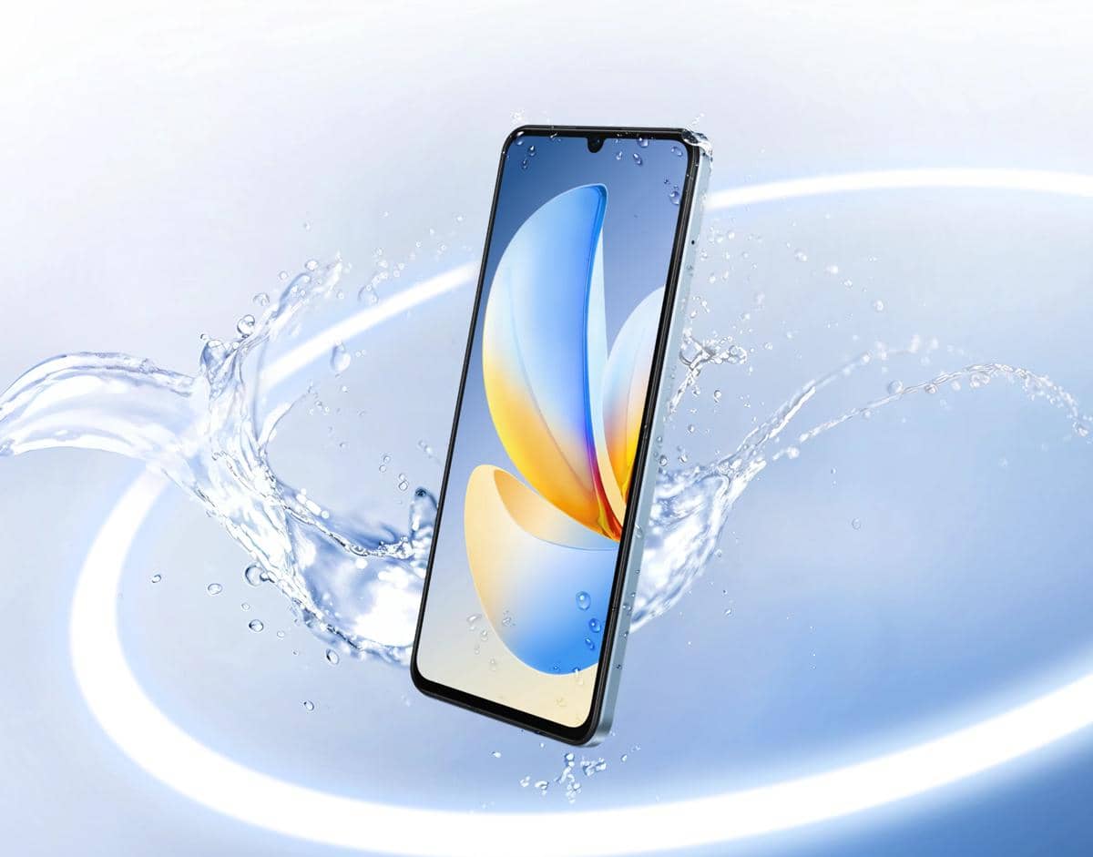 ilustrasi realme P4 Lite 4G yang bersertifikasi IP54  