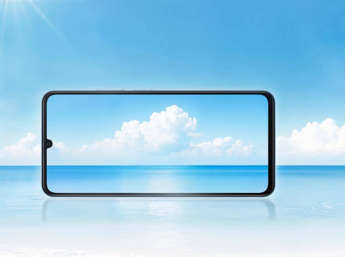 tampilan sisi depan realme P4 Lite 4G 