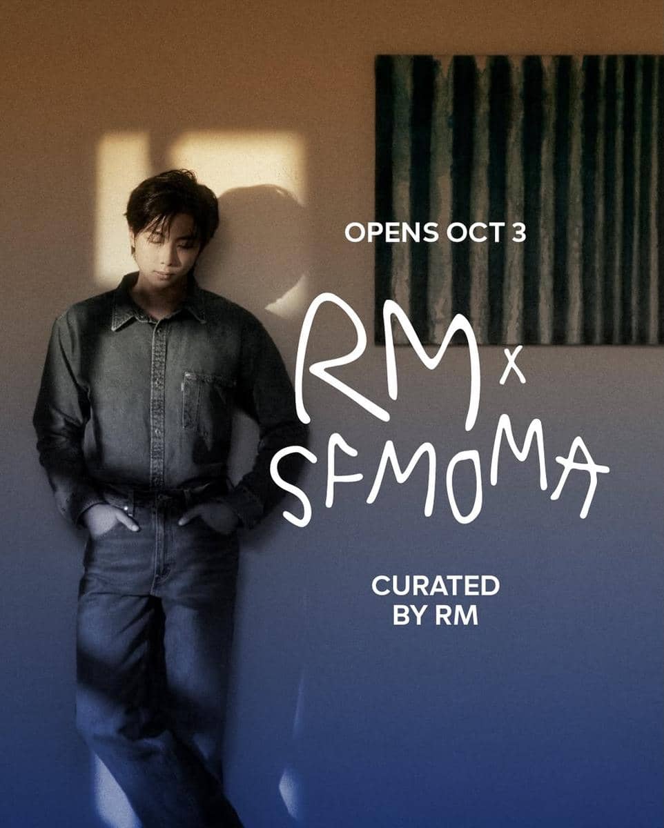 poster pameran seni RM x SFMOMA 