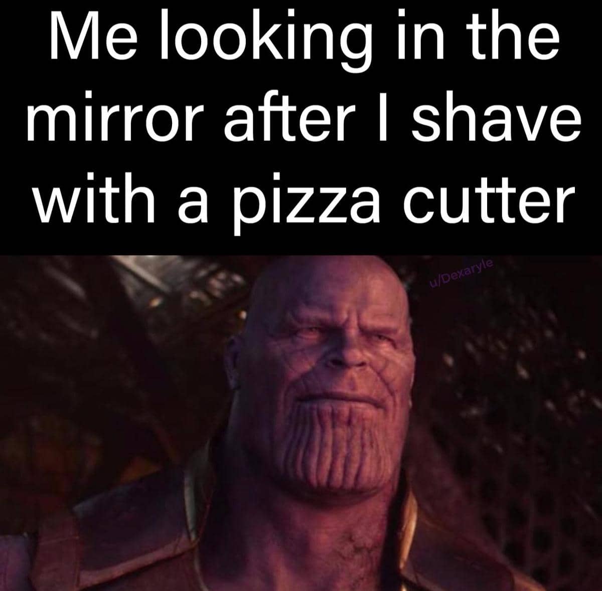 meme kartun tentang bercukur