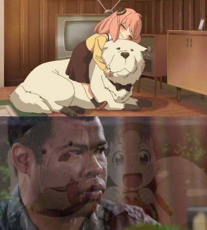 meme momen anime nuansa mirip