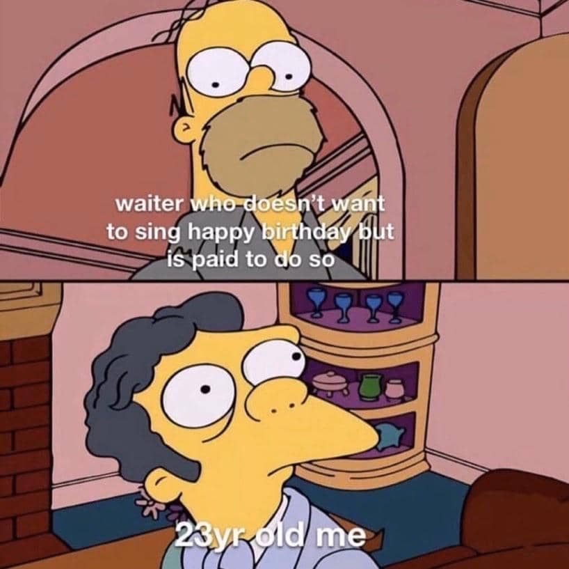 meme kartun tentang ulang tahun