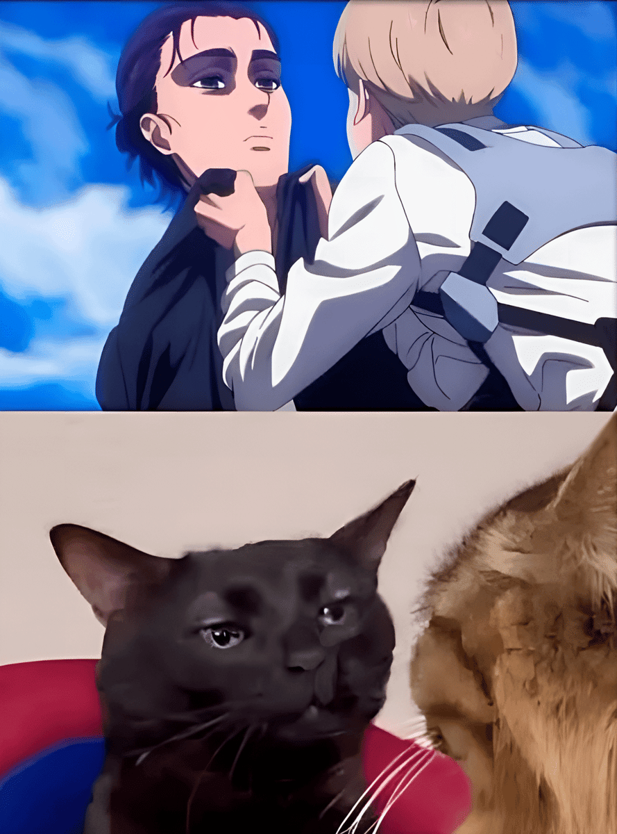 meme momen anime nuansa mirip