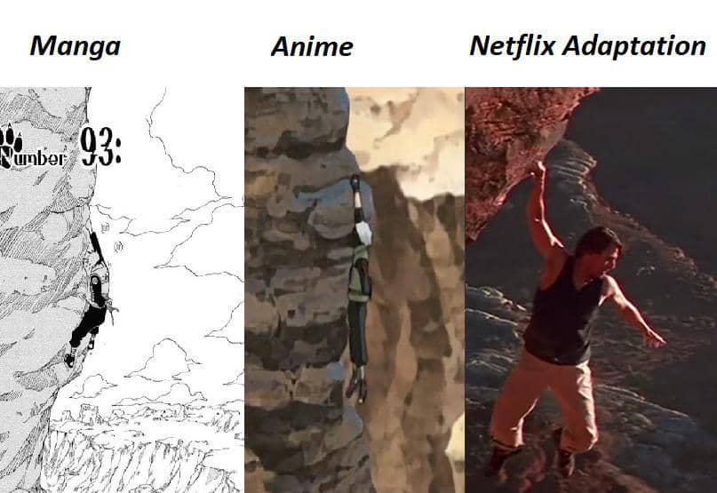 meme momen anime nuansa mirip