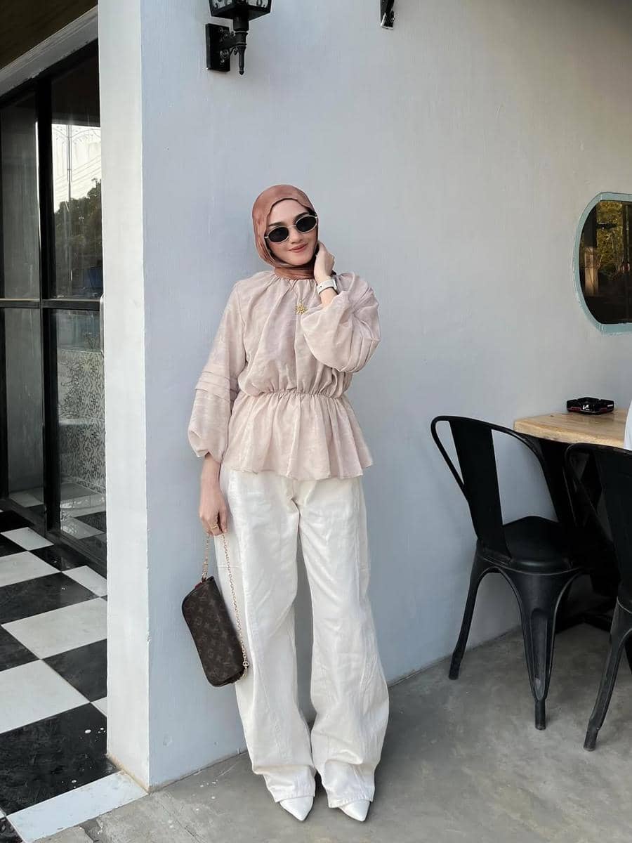 OOTD Lebaran ala Lisna Feri