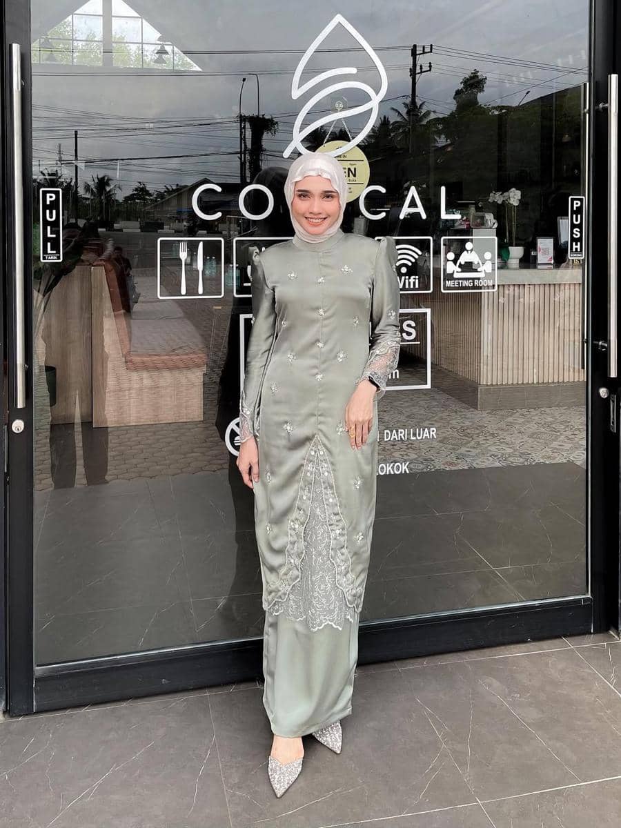 OOTD Lebaran ala Lisna Feri