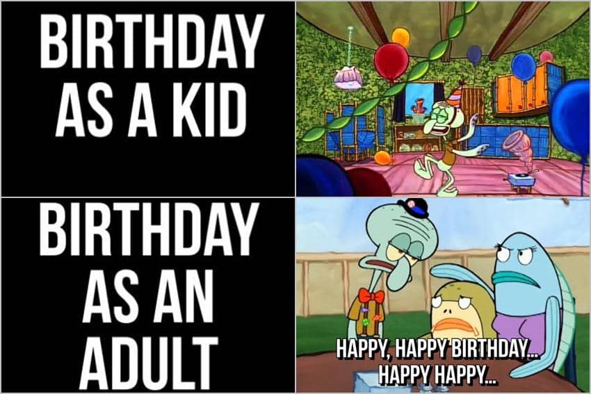 8 Meme Kartun tentang Ulang Tahun, kok Gak Ada yang Ucapin?