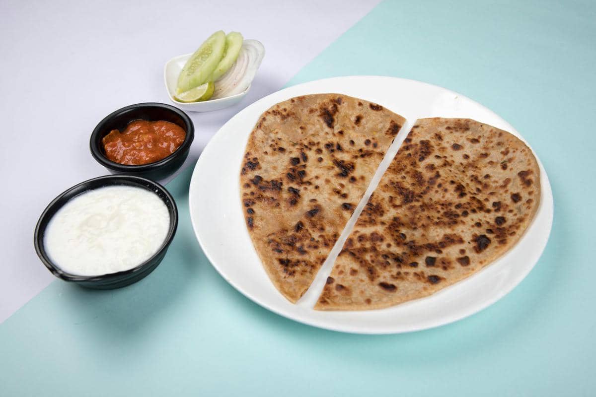 ilustrasi keema paratha