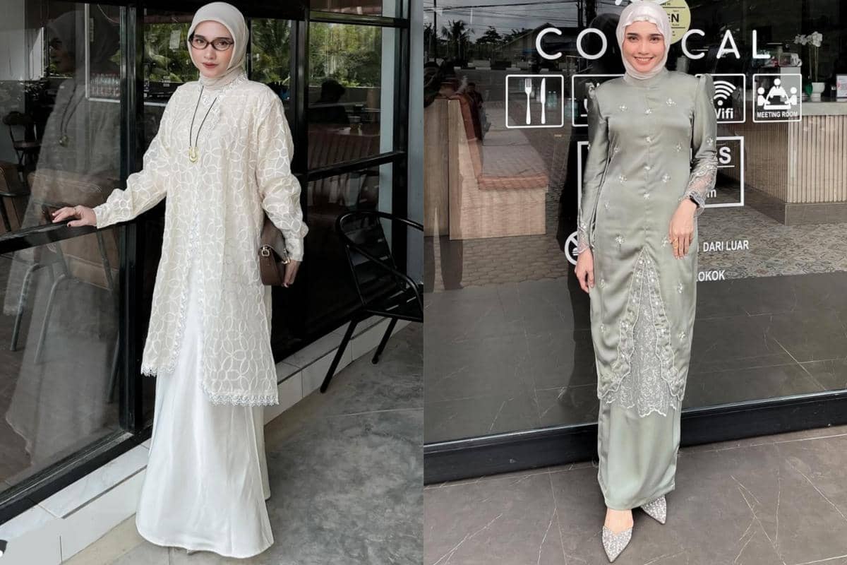 7 Inspirasi Outfit Lebaran ala Lisna Feri, Simpel tapi Menawan!