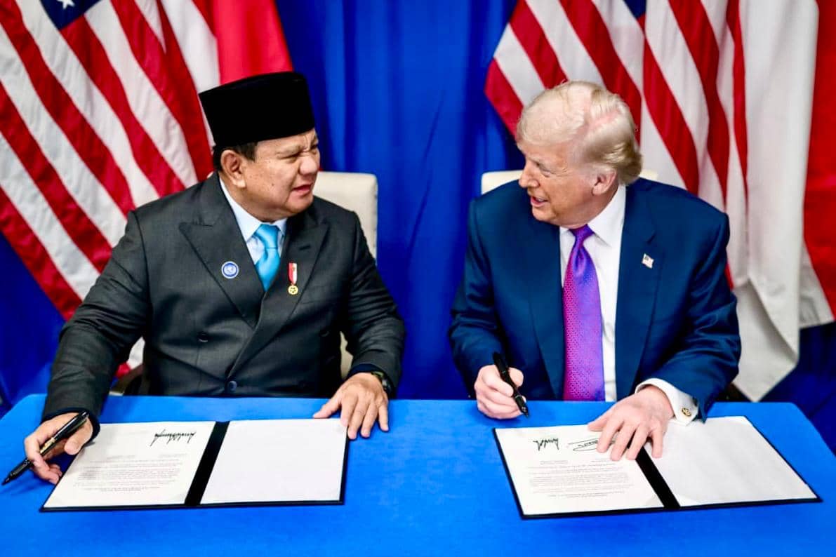 Prabowo dan Donald Trump Resmi Teken Perjanjian Tarif Dagang RI-AS