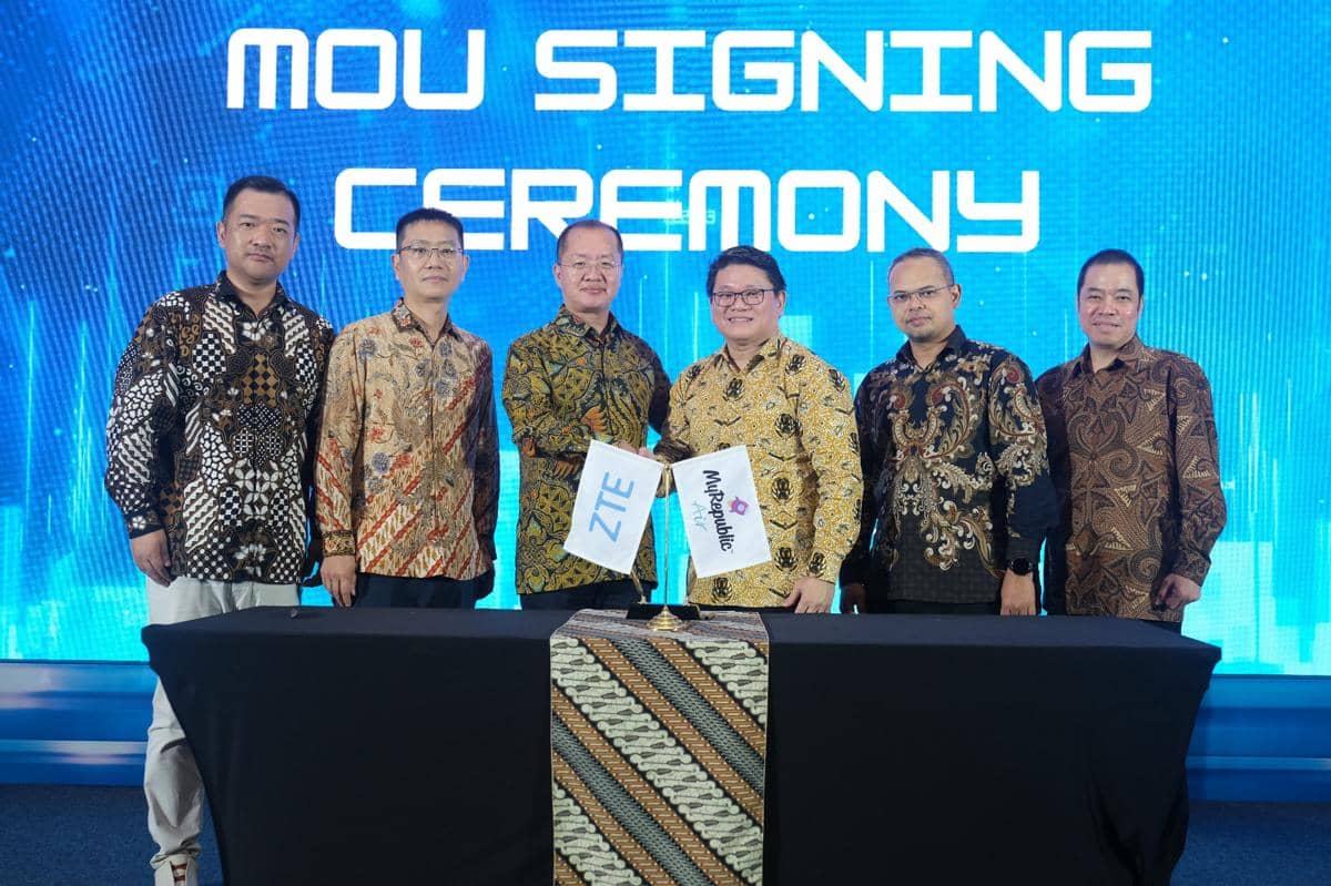 MoU Signing ZTE dan MyRepublic