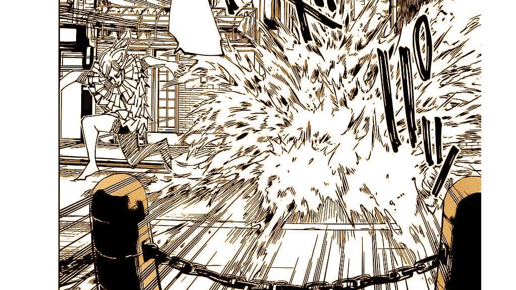 Reggie menghindari tembakan Max Elephant - Jujutsu Kaisen