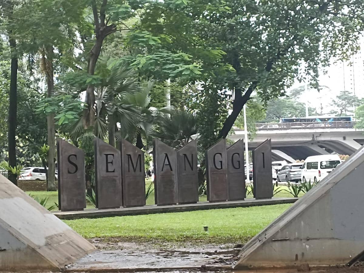 Gubernur DKI Jakarta Pramono Anung melakukan Grondbreaking Revitalisasi Taman Semanggi, Jumat (20/2/2026).