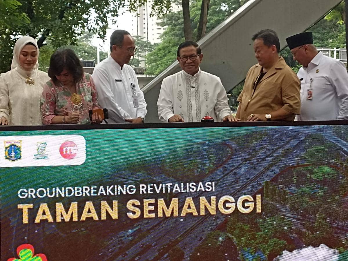 Pramono Groundbreaking Revitalisasi Taman Semanggi!