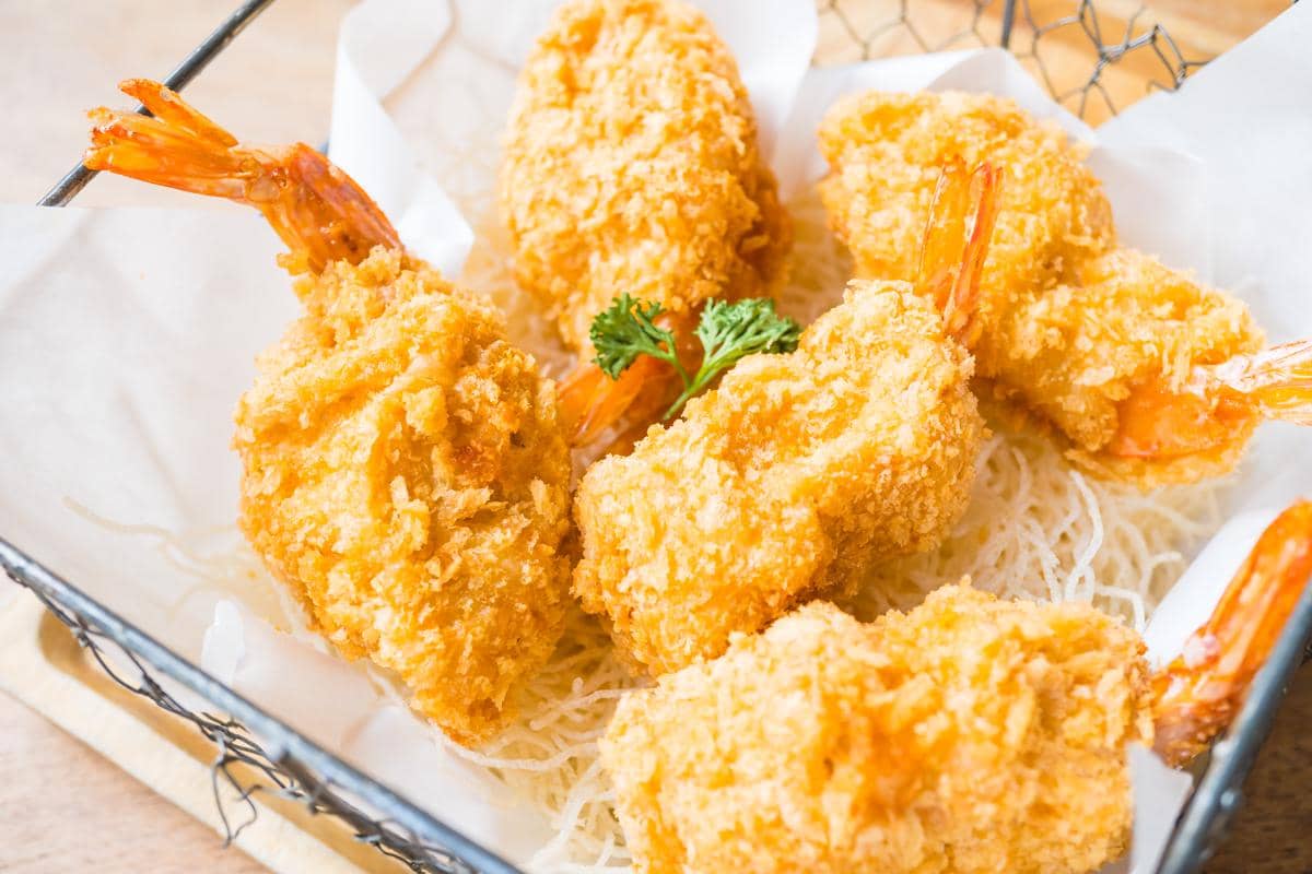 ilustrasi udang goreng krispi