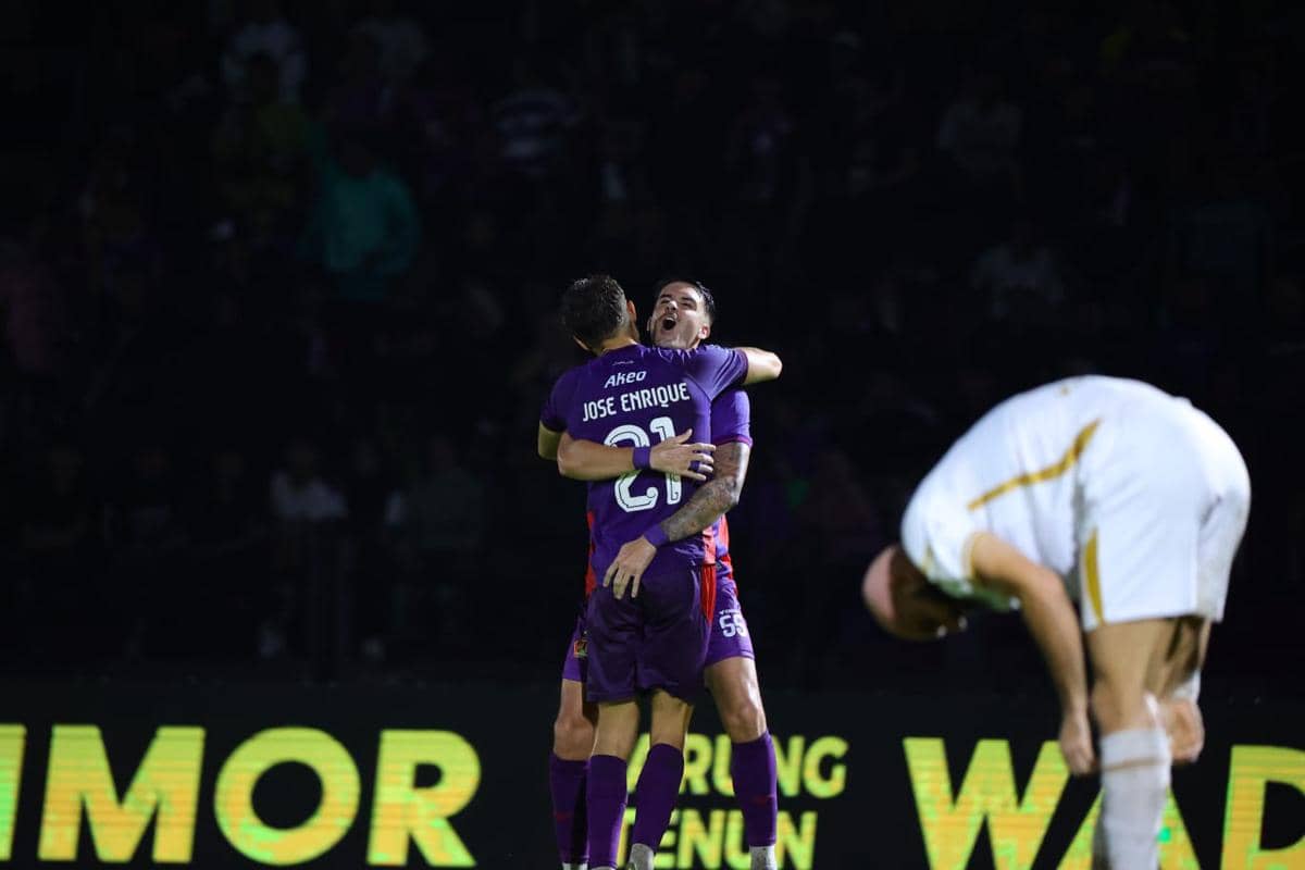 Pemain Persik Kediri saat melawan Bhayangkara Presisi Lampung FC. IDN Times/ Persik Kediri