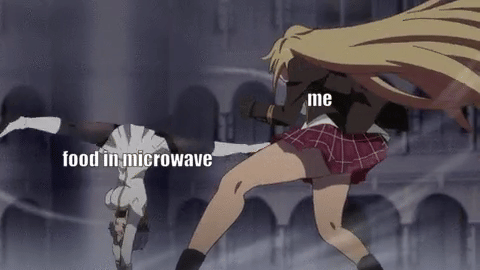 meme anime tentang microwave