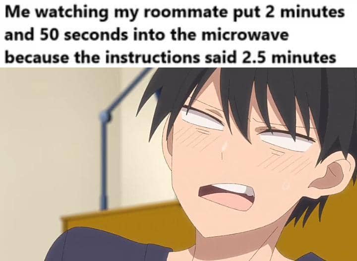 meme anime tentang microwave