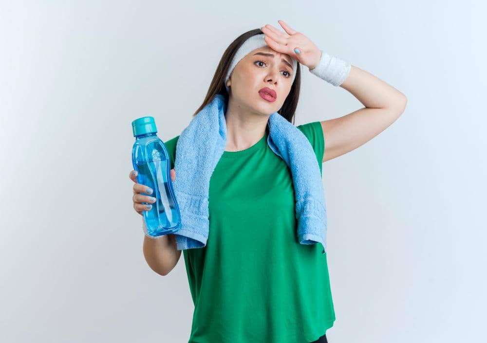 ilustrasi setelah berolahraga dan membutuhkan asupan cairan