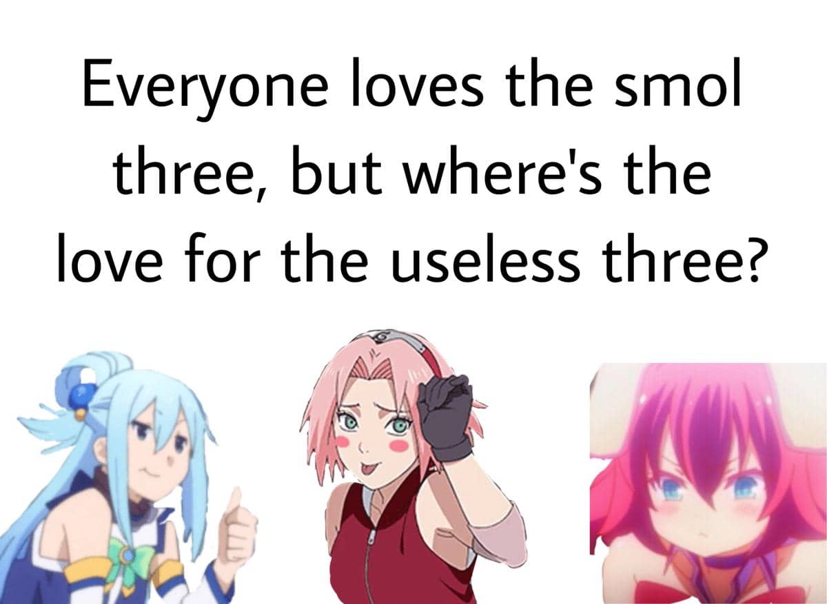 8 Meme Anime tentang Hal Gak Berguna, Aqua Kena Roasting