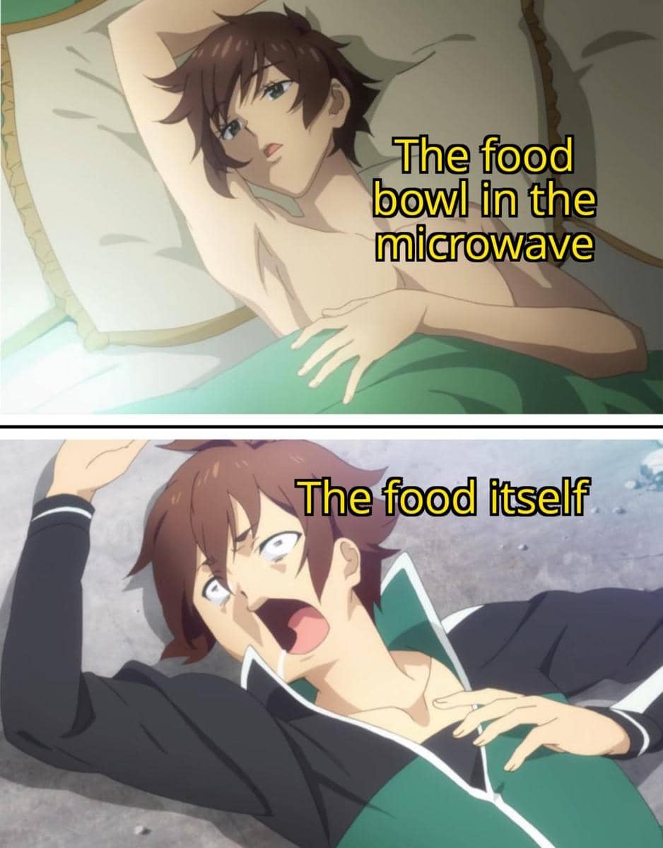 meme anime tentang microwave