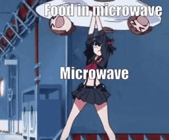 meme anime tentang microwave