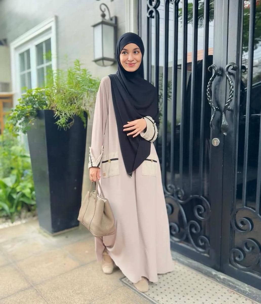 OOTD bukber dengan gamis