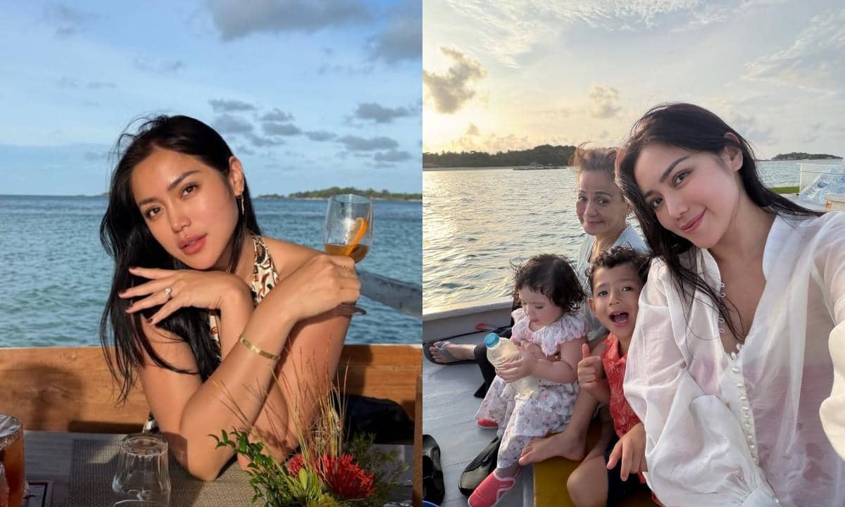 8 Potret Jessica Iskandar Liburan di Belitung, Happy!