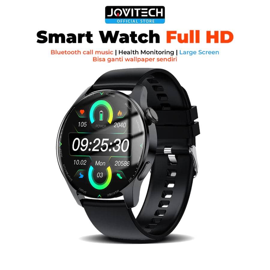 Jovitech Smartwatch Full HD 1.39 inch IPS Bluetooth Color Circle Sports (shopee.co.id/Jovitech Official Shop)